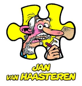 Jan van Haasateren tegner puslespil med sjove indfald og skæve vinkler